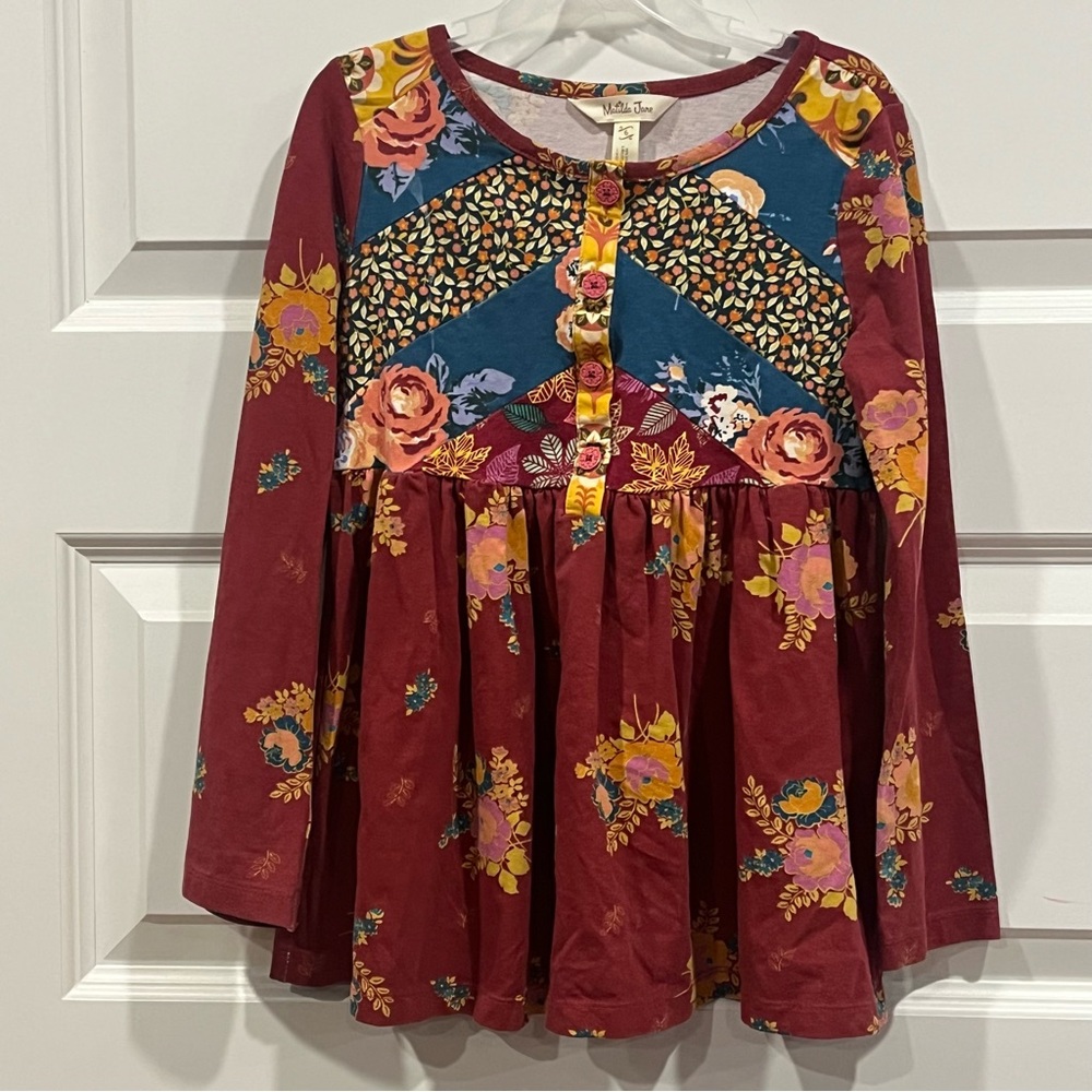Matilda Jane Happy Fall Y'all Tunic Top GUC